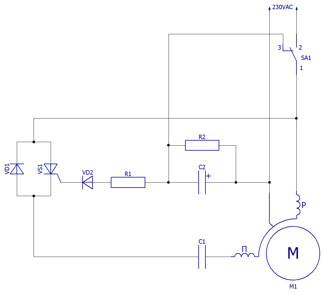 Схема электрическая принципиальная