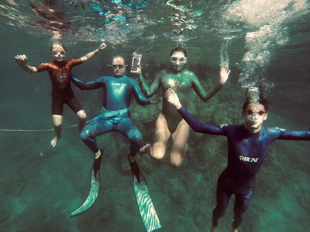 Семейный фридайвинг