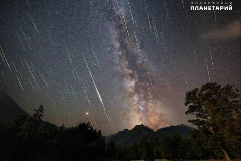     Белорусы смогут увидеть первый весенний звездопад с 16 по 26 апреля. Снимок носит иллюстративный характер. Фото: Московский планетарий