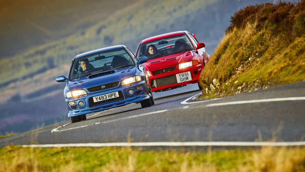 Subaru Impreza P1 и Mitsubishi Evo VI Tommi Mäkinen Edition-5