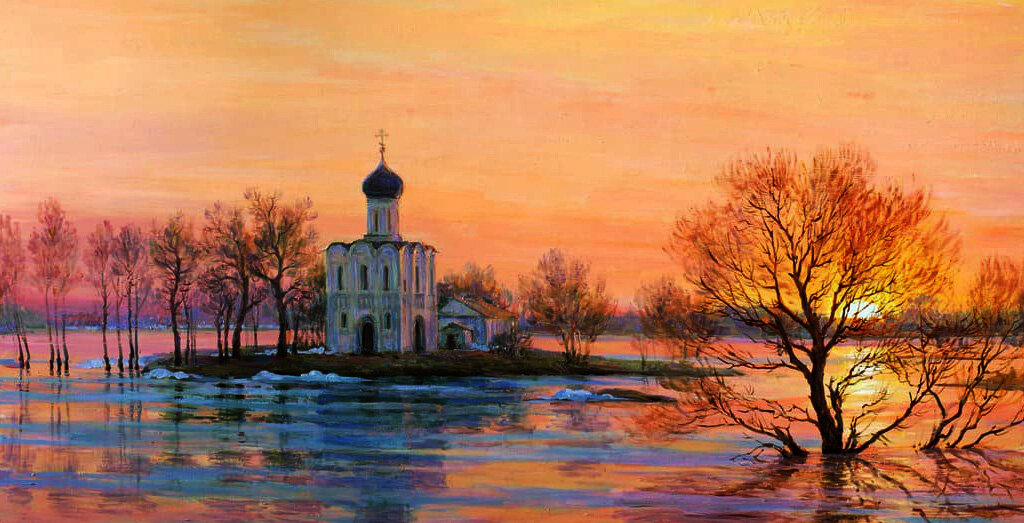 Художник Мария Вишняк "Монастырь"