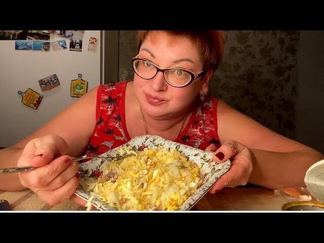 Салат из куриных желудочков и овощей. Рецепт с фото