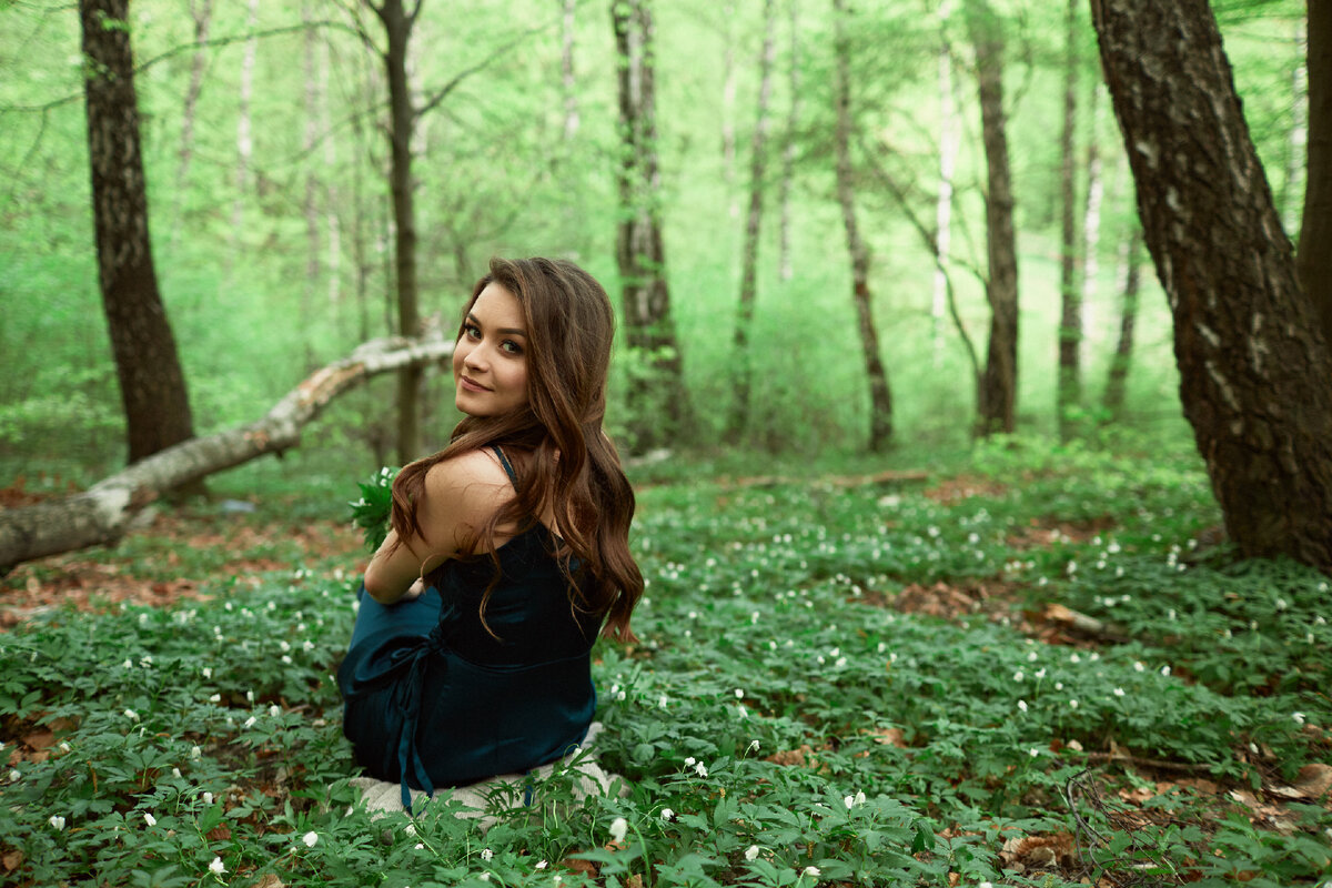Фото на фоне леса девушки. Лесные красавицы фото