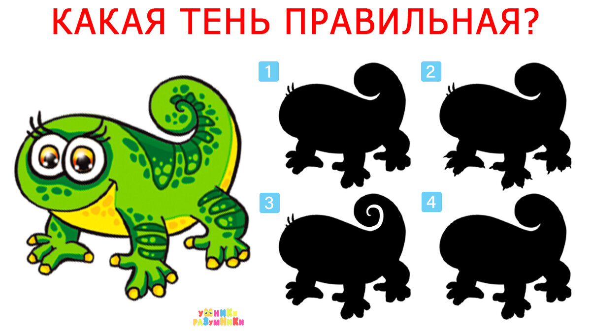 Только одна из теней подходящая)