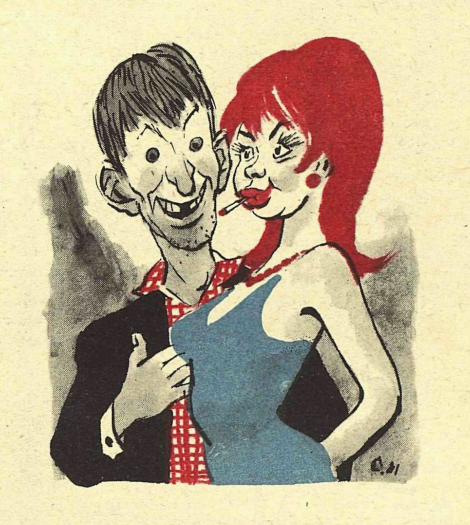 Художник  М.Вайсборд журнал "Крокодил" №12 1981