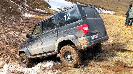 Чего не хватило УАЗу Патриоту? ведь УАЗ на карбюраторе прошел овраг ...