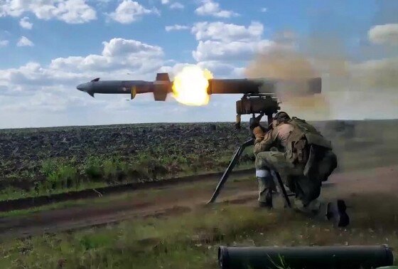    Боевая работа расчетов ПТРК «Корнет» в ходе проведения спецоперации