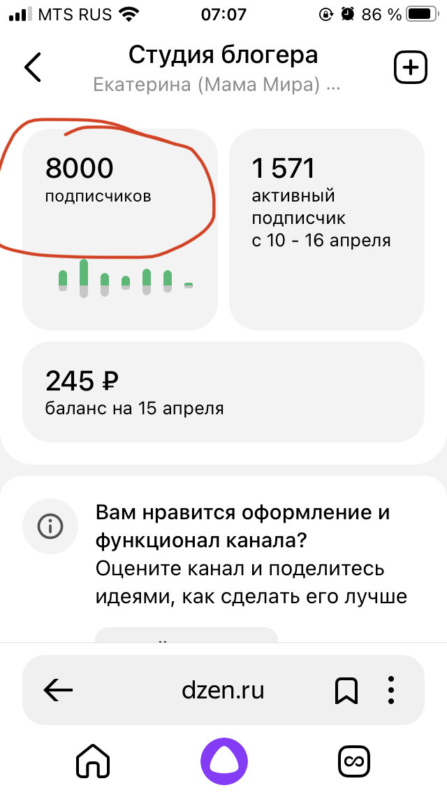 Скрин из моего кабинета автора 17.04.2023. Первое, что увидела сегодня, проснувшись и зайдя в Дзен. 