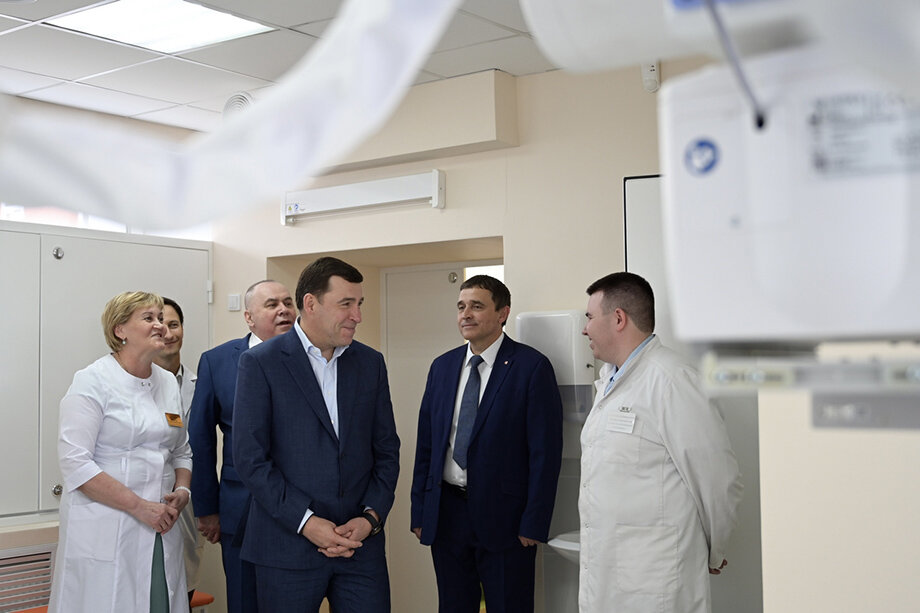 Рабочий визит губернатора Свердловской области Евгения Куйвашева в Красноуфимск. Фото: Департамент информационной политики губернатора Свердловской области