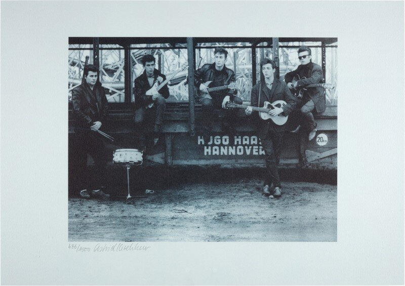 Несколько фото Quarrymen авторства Астрид, 1960 год