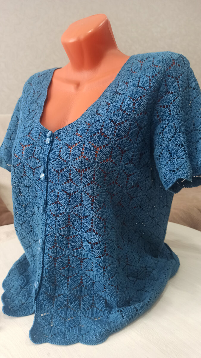 Как связать instgeocult.ruка летняя - 1 часть - Crochet blouse summer - вязание крючком из мотивов