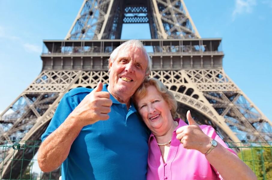 Пенсионеры Франции (иллюстрация из открытых источников)