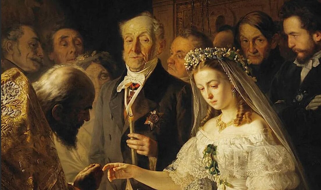 Картина Василия Пукирева "Неравный брак". Источник фото Источник фото artchive.rНер
