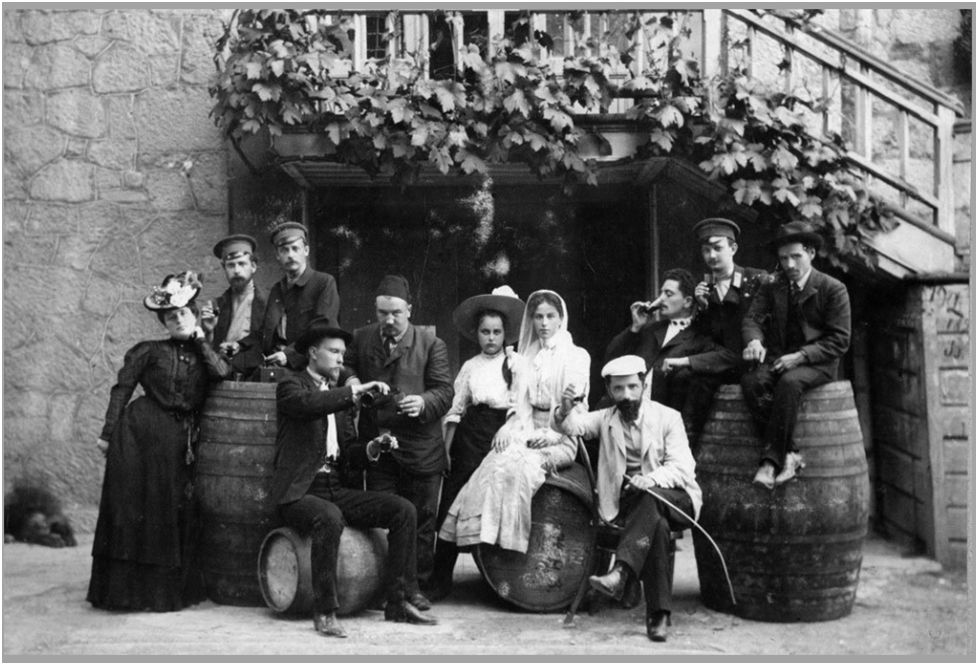 Куприн с женой в Ялте. Начало ХХ века