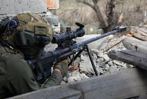    Военнослужащий РФ в зоне проведения СВО