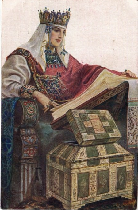 Апраксия Королевична. Картина Сергея Соломко. До 1928 года