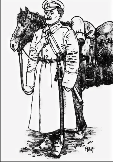 Рисунок человека, жившего в 20 веке из Гугл-картинок свободно-распространяемых.