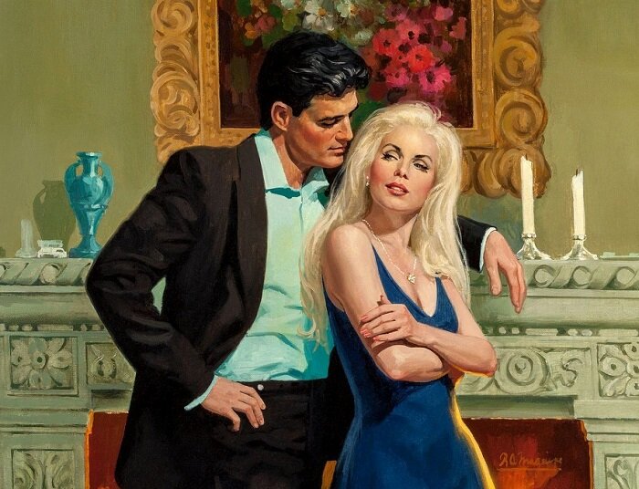 «Зарождение чувств, влюблённые» Robert Maguire. Источник artes.su