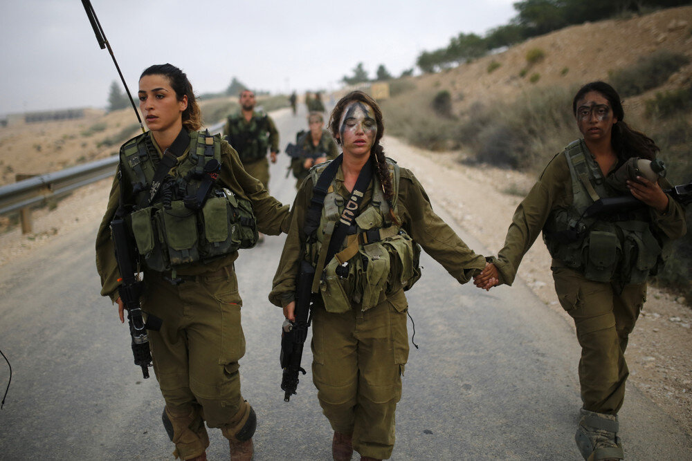 Женщины в израильской армии фото