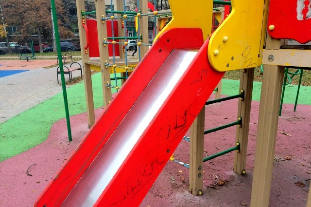    Жители Камчатки жалуются на состояние почти новых детских площадок