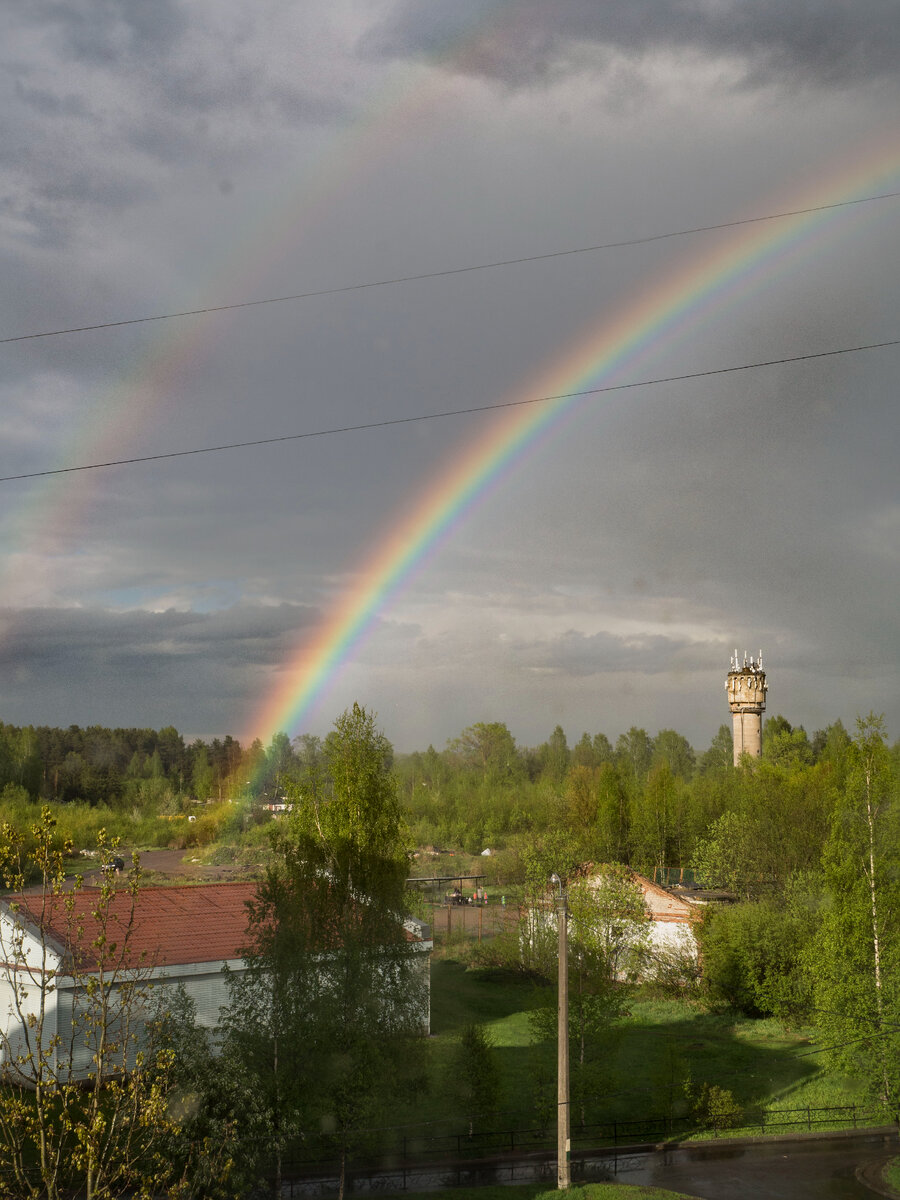 Фото сделано из окна, Это Ржевка, то, что находится на окраине города. 