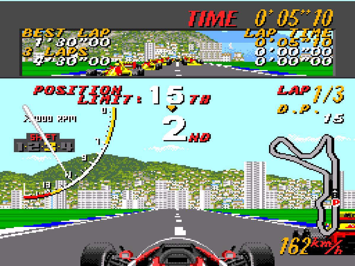Симулятор гонок Формула 1, выпущенный компанией Sega в 1989 году. Является сиквелом Monaco GP.