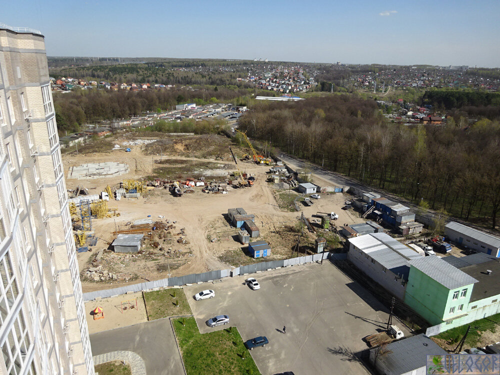 Вид на стройку