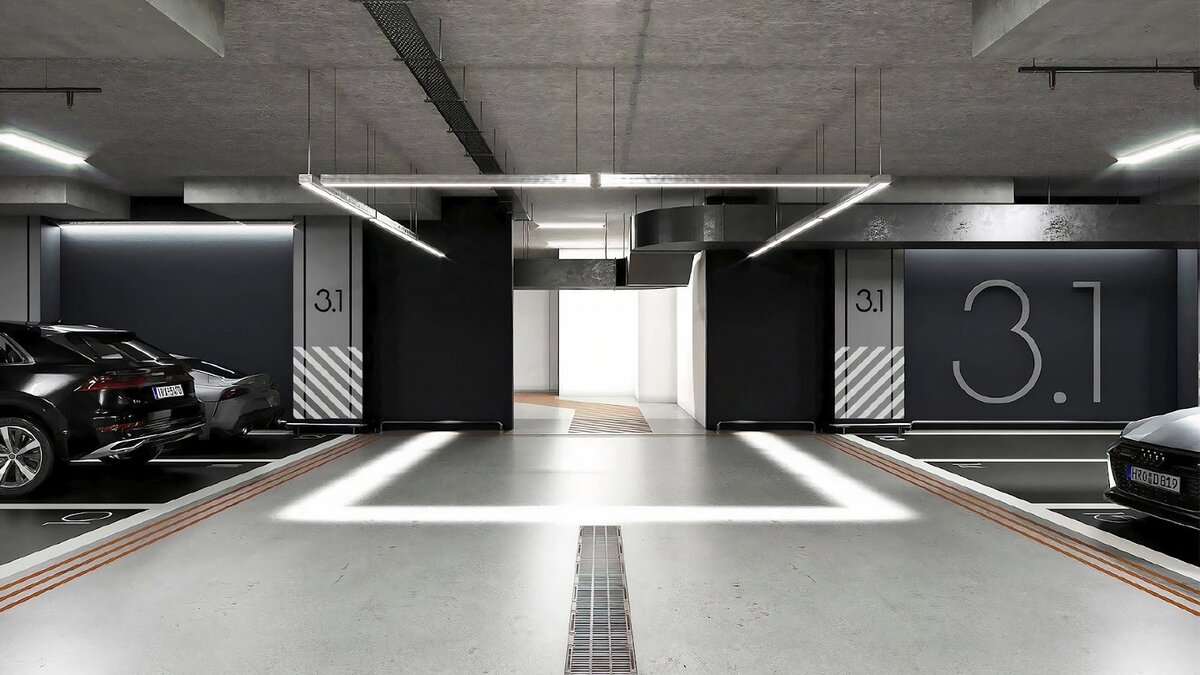 Паркинг ЖК Luzhniki Collection 