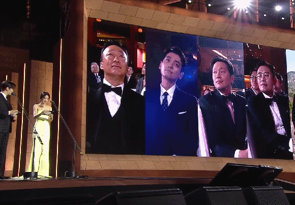 Все красавцы-номинанты, кроме отсутствующего олдбоя Чхве Мин Сика.