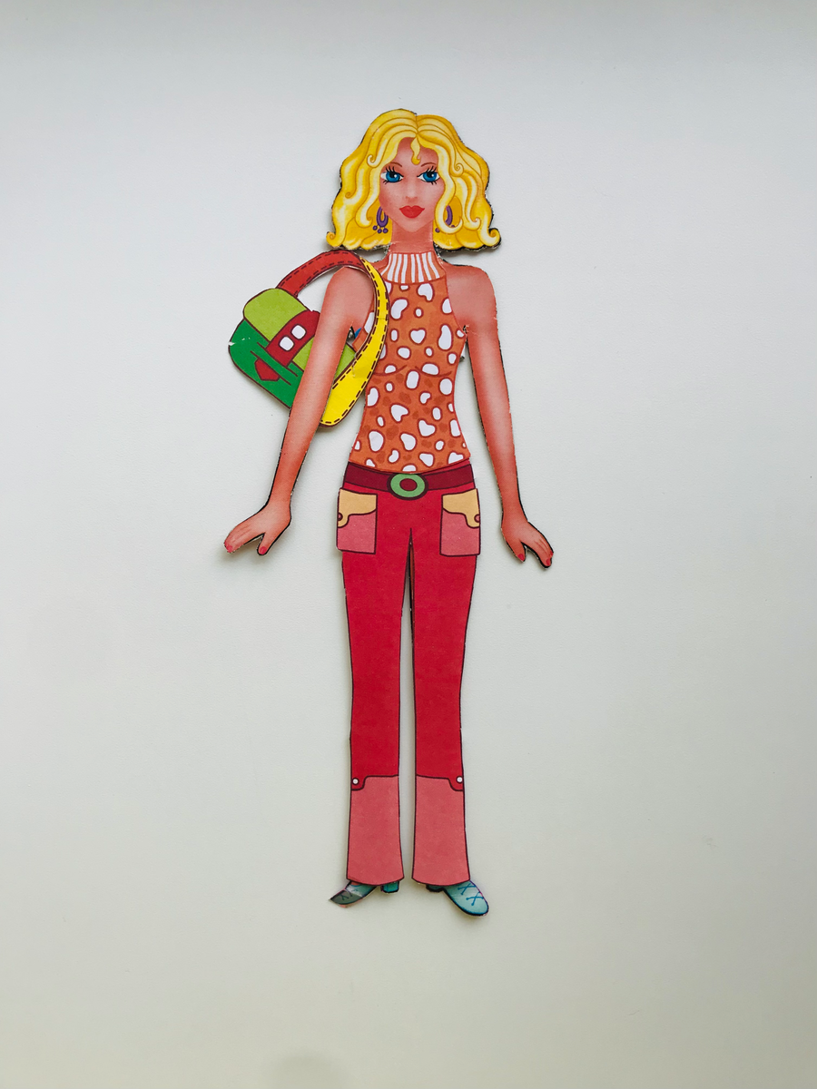 Леопардовый топ и брюки с низкой посадкой