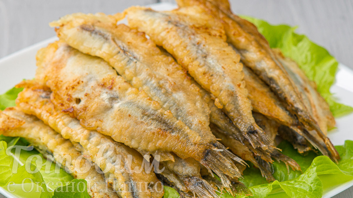 Жареная мойва в кляре