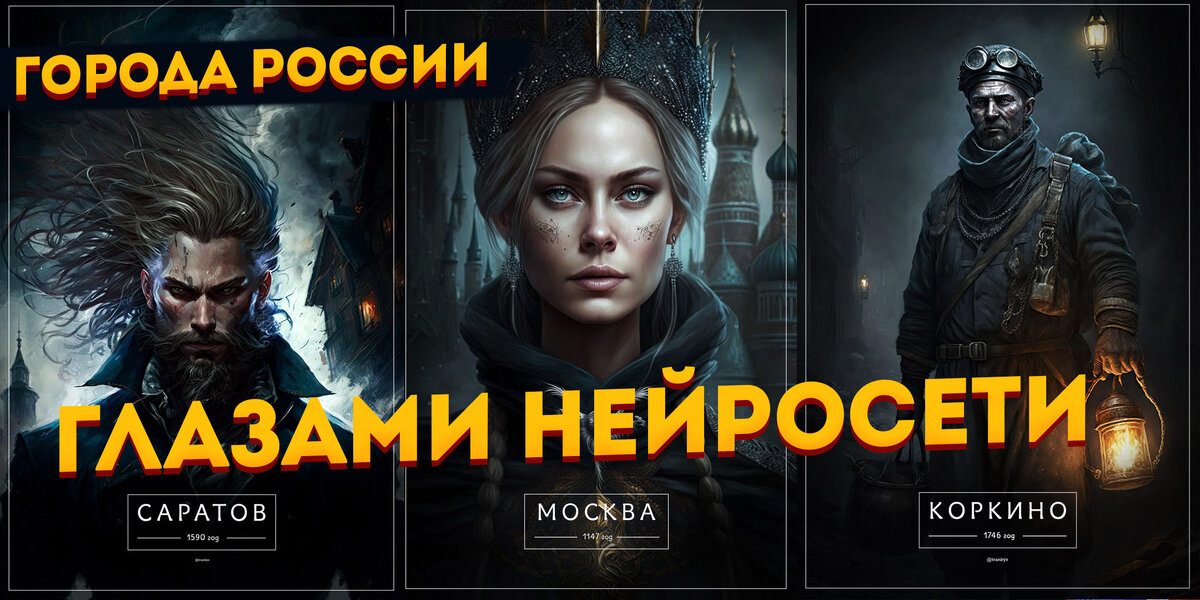 Города России глазами нейросети