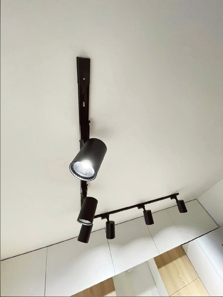 Вариант трекового освещения (листайте карусель)