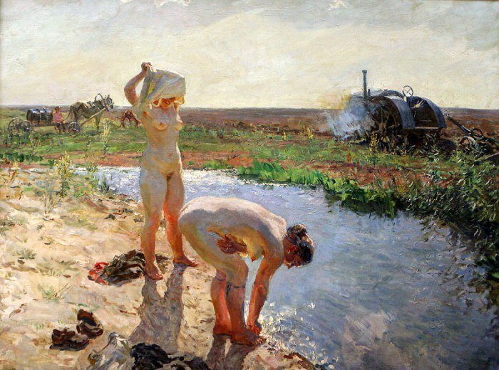 Пластов. Трактористки. 1943.