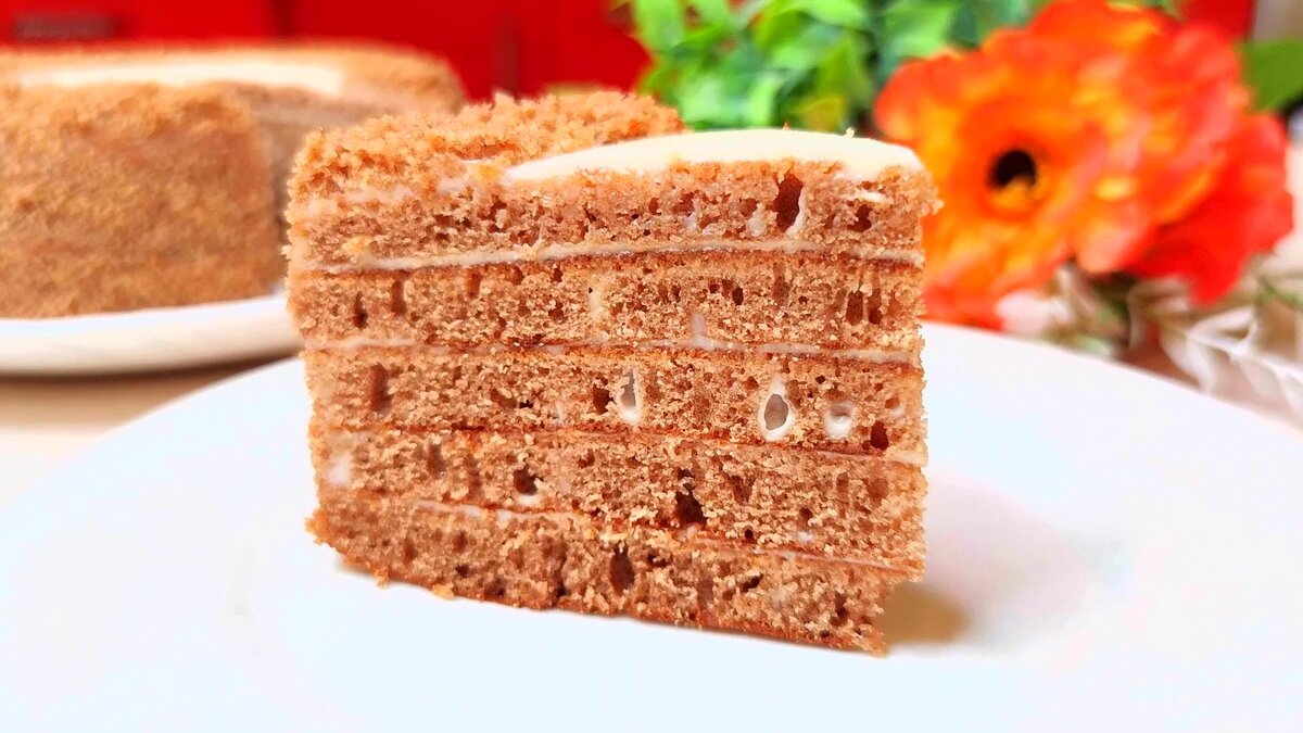 Торт без духовки из печенья