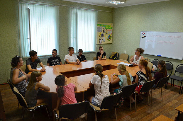 Урок риторики в подростковом клубе "Миф" г. Волгодонск