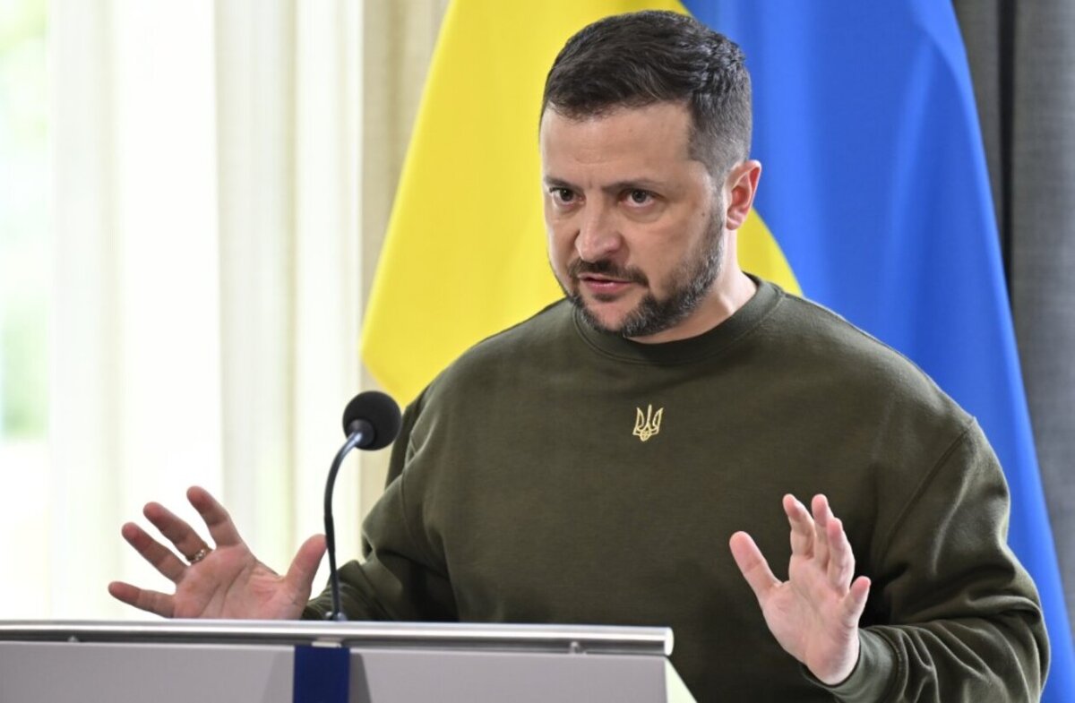 Президента Украины уличили в искажении истории.  Фото: Фото: Dirk Waem/Keystone Press Agency/globallookpress.com