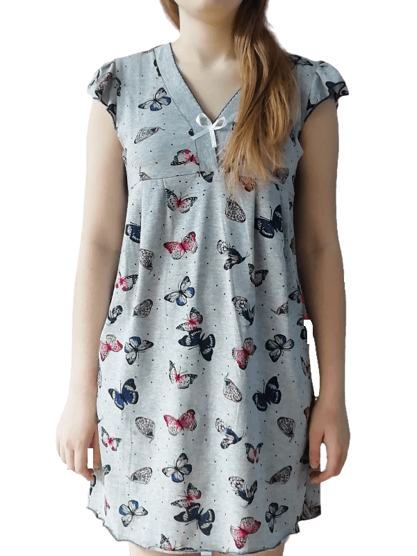 Сорочка жен Браво арт.70-27 Узбекистан состав 100х/б р.48,50,52,54,56 цвета в ассортименте. 390р.