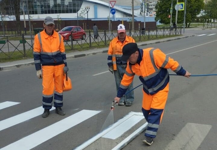 Работа ведется в часы, когда дороги не загружены