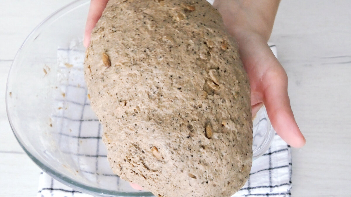 Пшенично- ржаной хлеб на ржаной закваске с семечками🌾🍞 | ПРОСТОРЕЦЕПТ |  Дзен