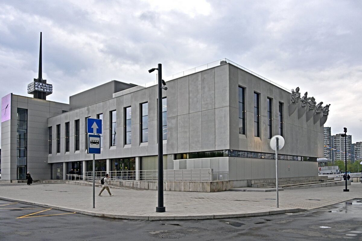 После реконструкции открылся Южный речной вокзал в районе Нагатинский Затон на юге столицы