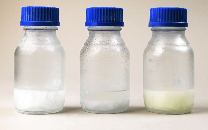 Промежуточная фаза теста - еще не все заморожено...