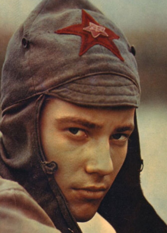 Владимир Конкин в роли Павла Корчагина.