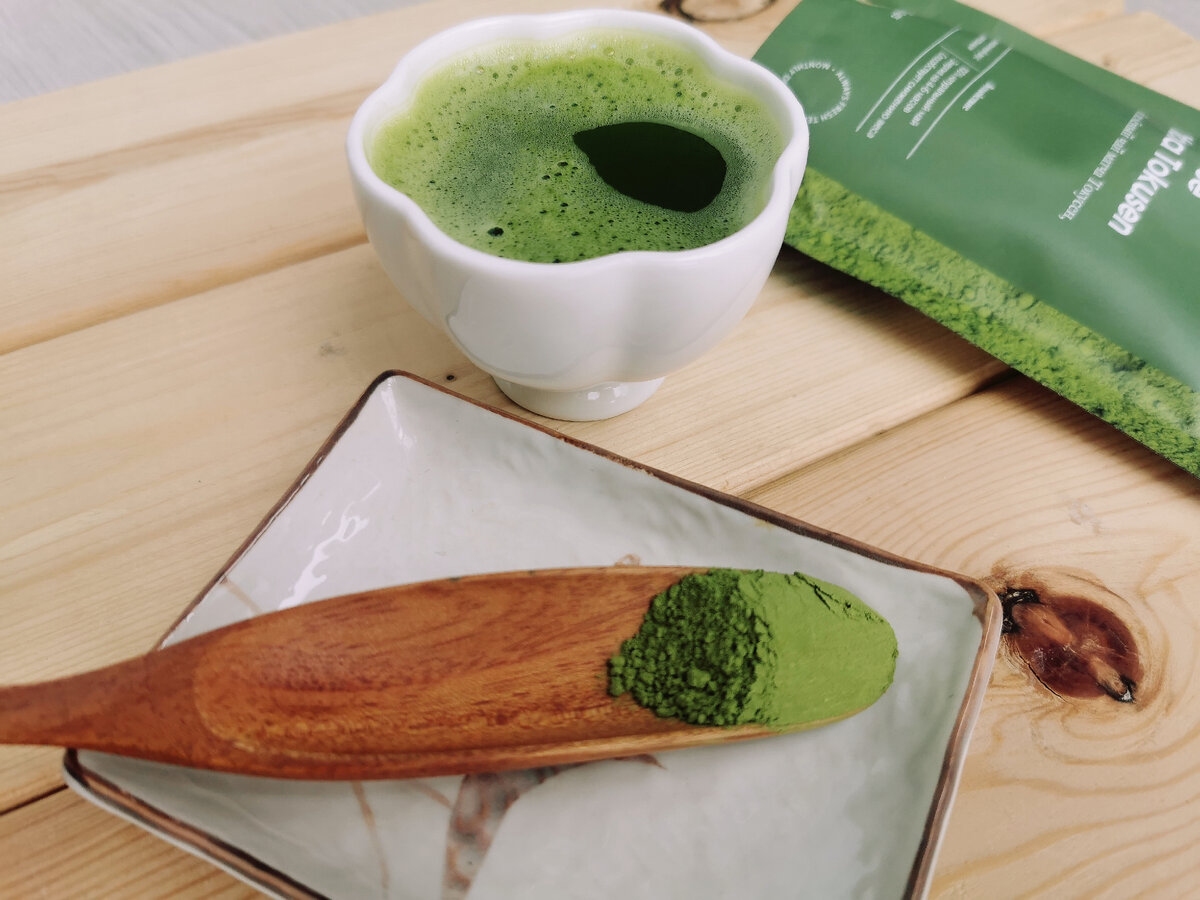 Я предпочитаю матча без добавок 