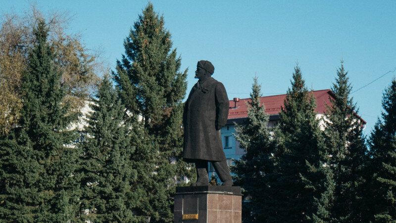     Бийск. Памятник Ленину. Ирина Пергаева.