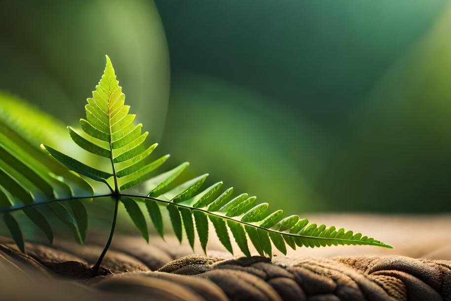 Папоротника лист резной, стрелкой вверх взмывает. Повеял ветерок...