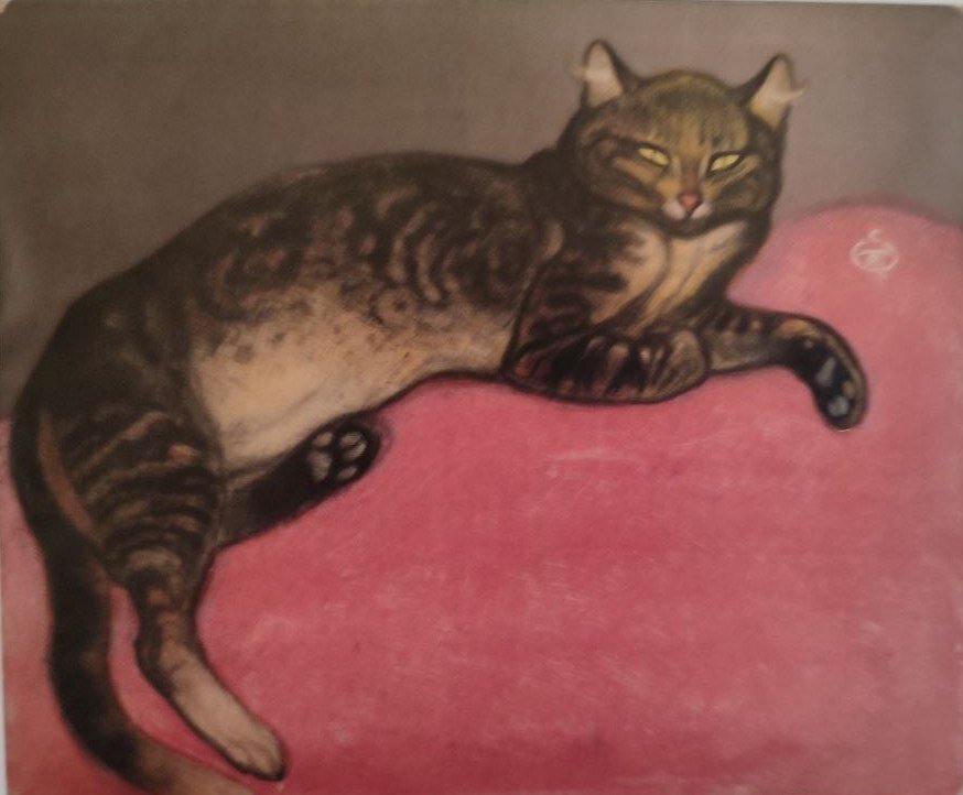 Фото автора. Открытка, полученная мной 