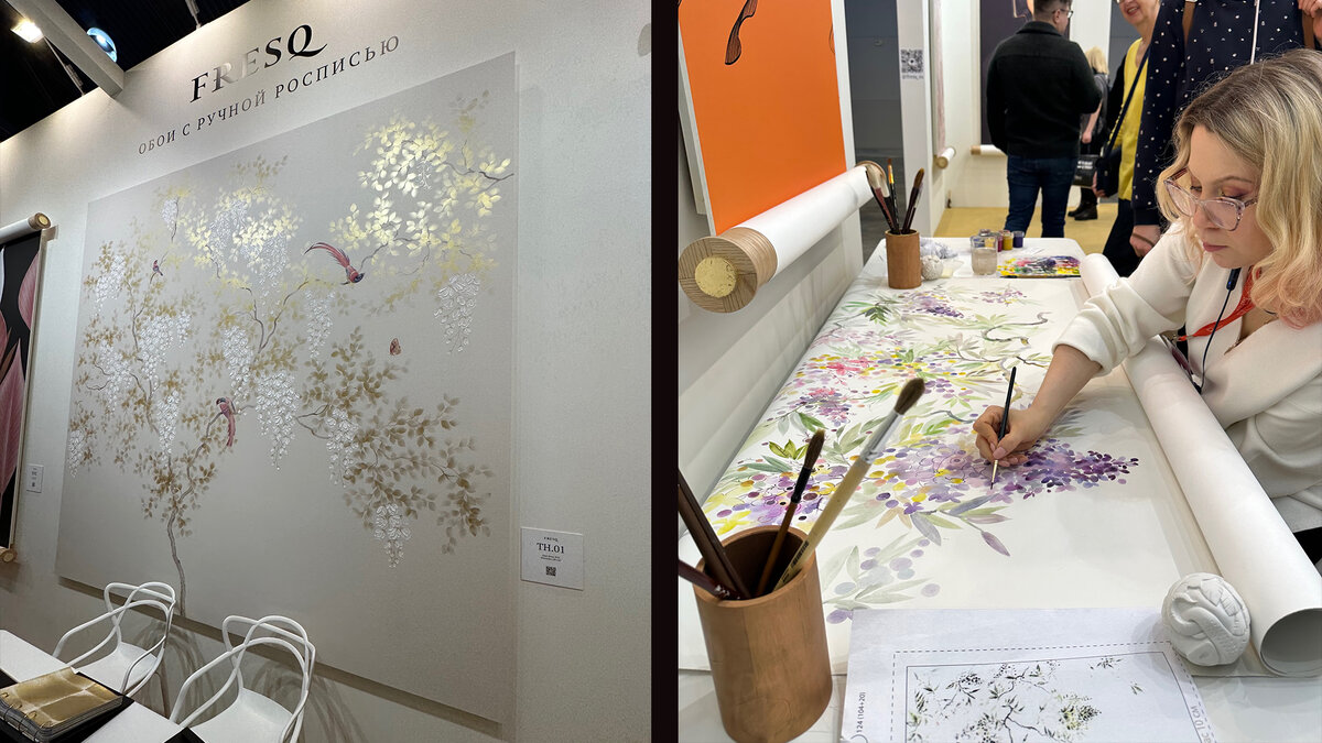 Фото: обои-фреска фирмы FRESQ https://fresq.ru/ 
