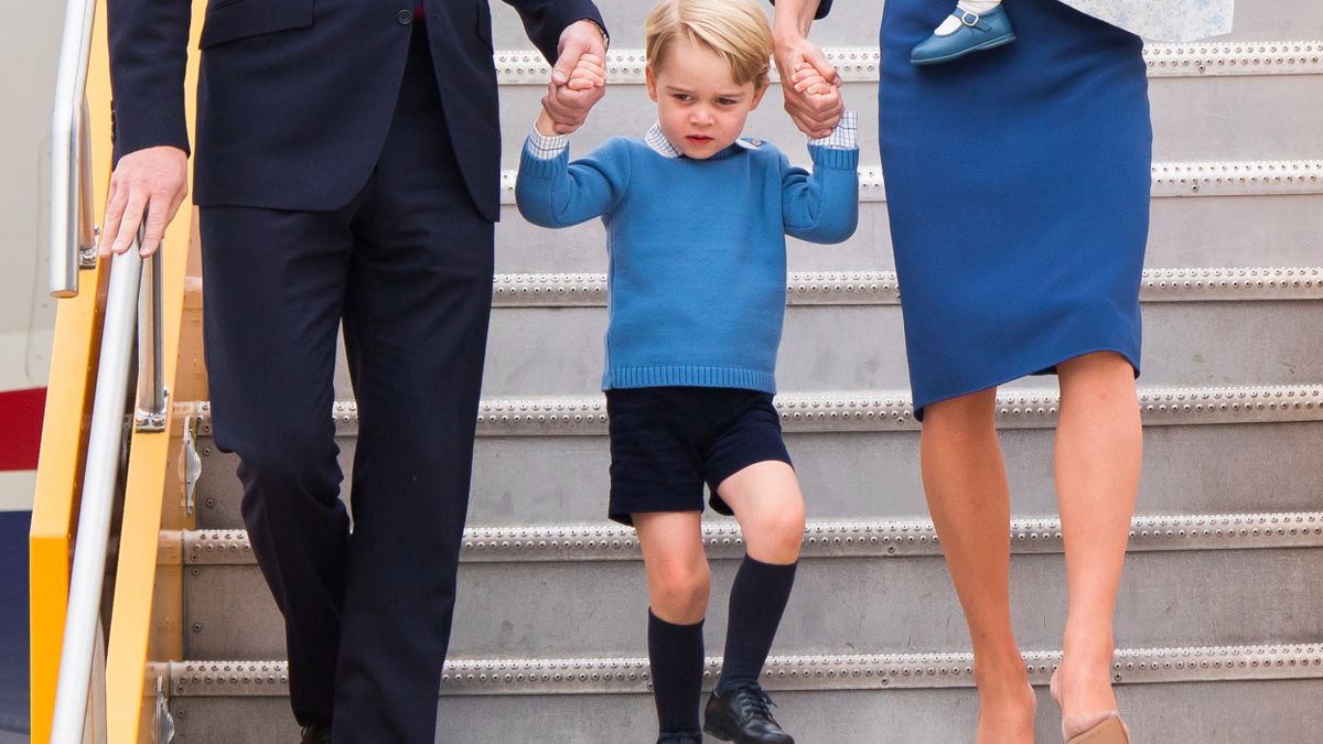 Британский принц Джордж всегда в шортиках
