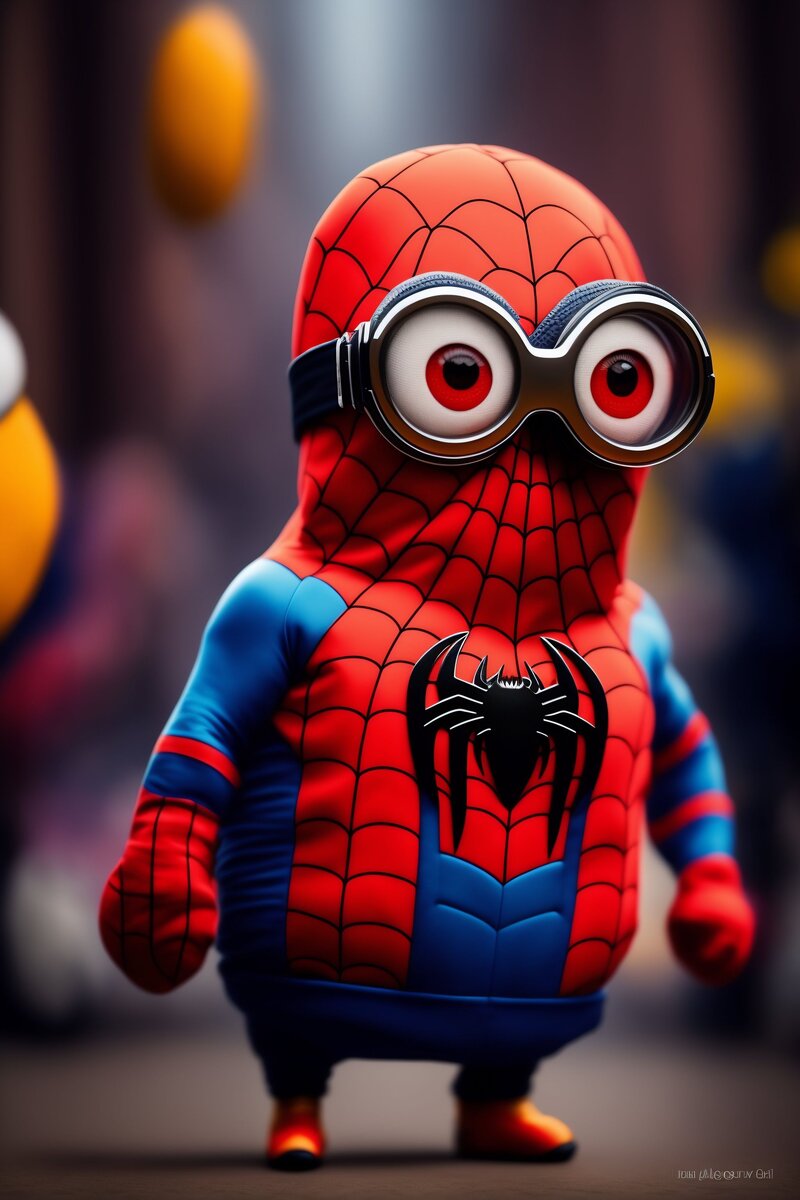 Minion spider man  